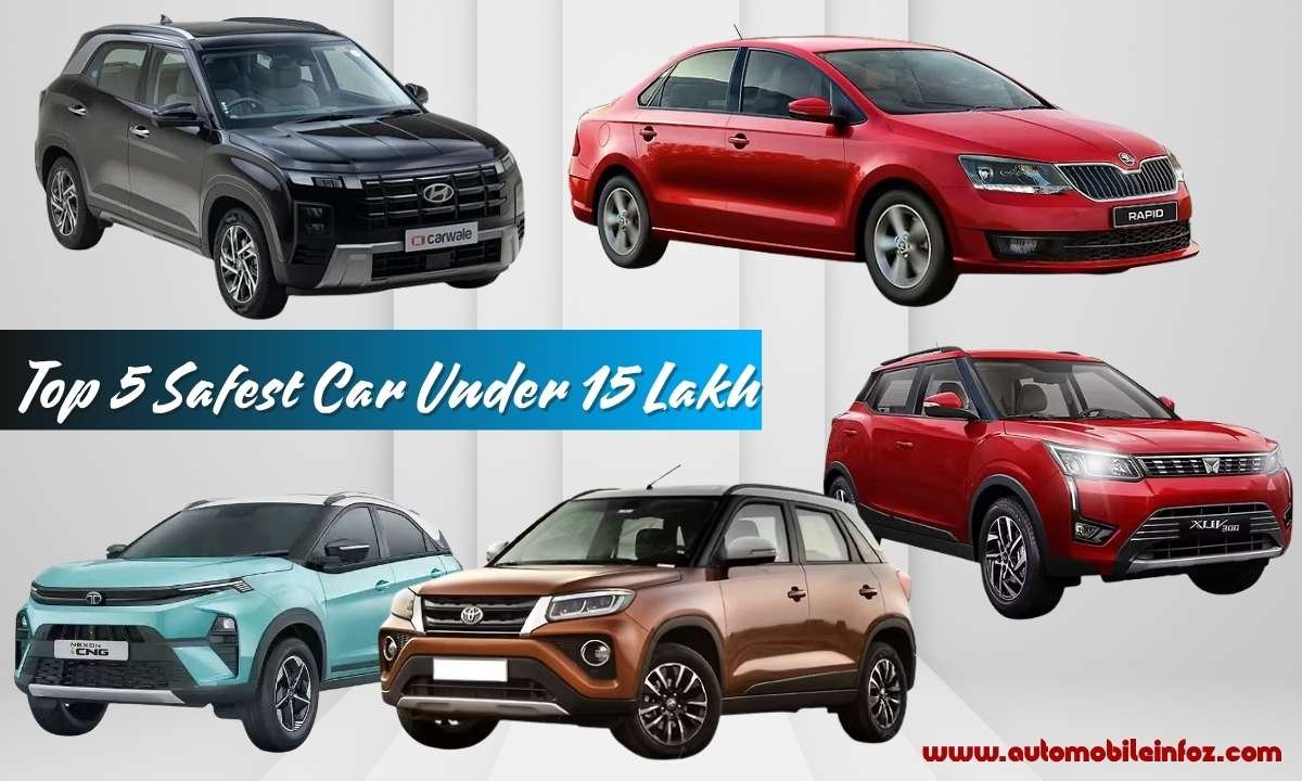 Top 5 Safest Car Under 15 Lakh