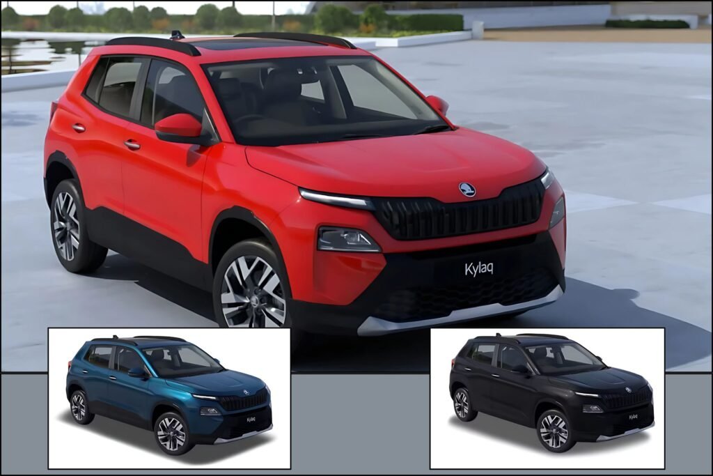 skoda kylaq colours