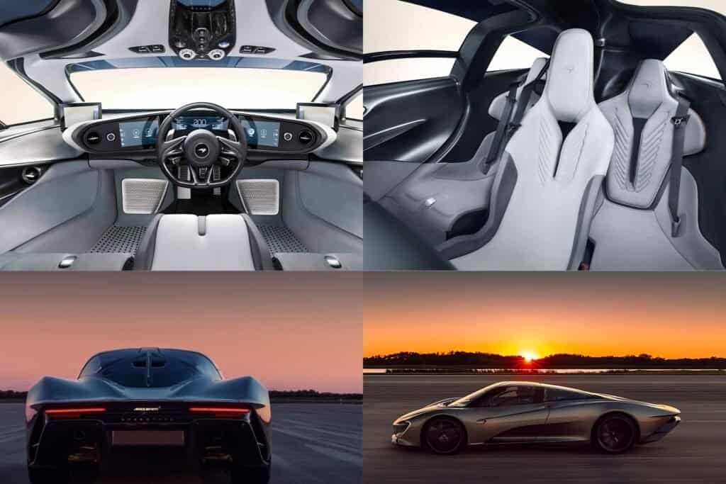 McLaren interior and exterior features