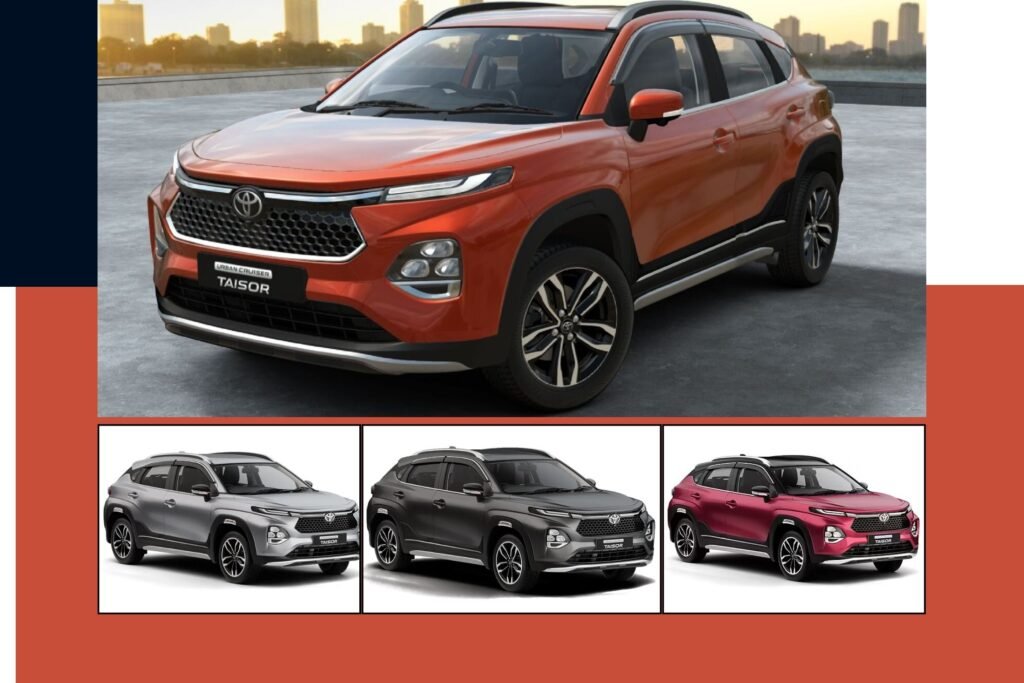 toyota taisor colours, toyota taisor colours available