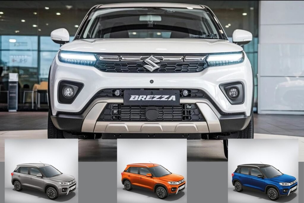 maruti suzuki brezza colours