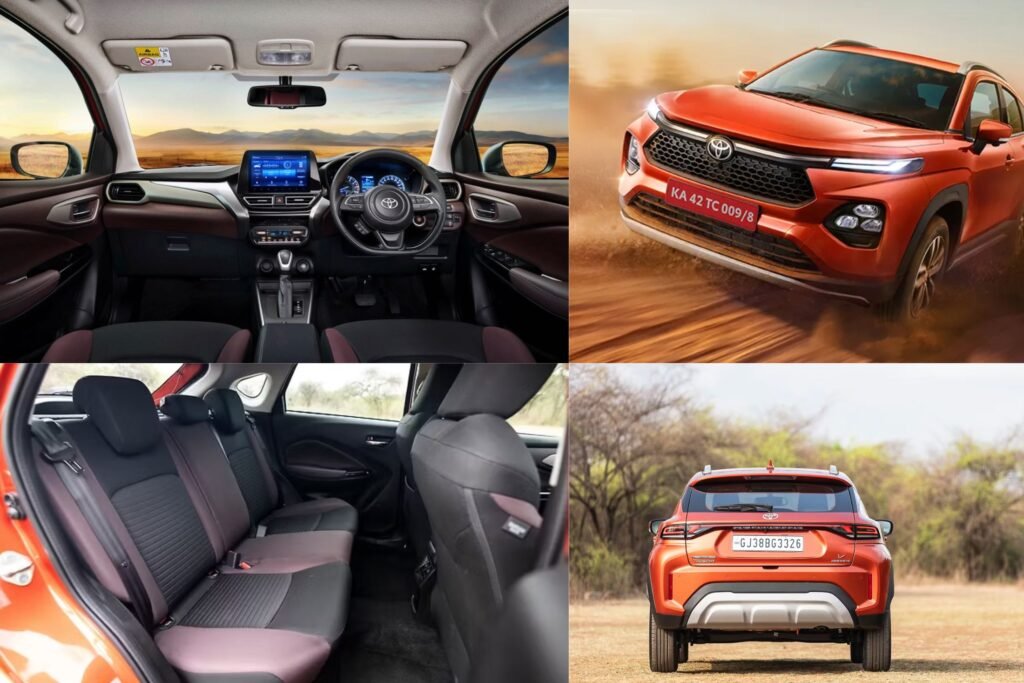 toyota taisor interior and exterior features