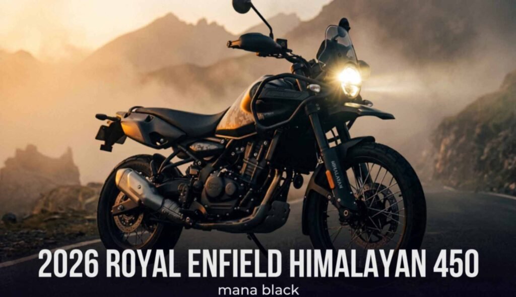 Royal Enfield Himalayan 450 Mana Black adventure motorcycle