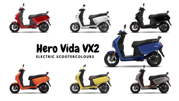 Hero Vida vx2 colours