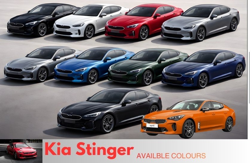 Kia Stinger colour