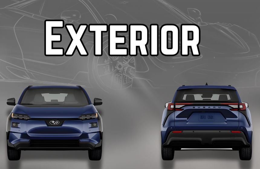 Subaru Solterra Exterior design