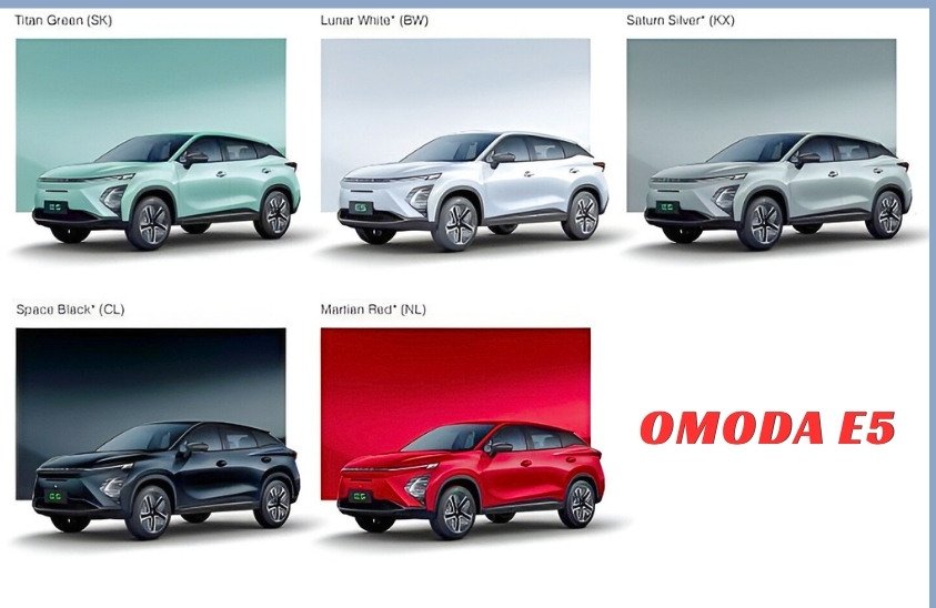 Omoda E5 Colours