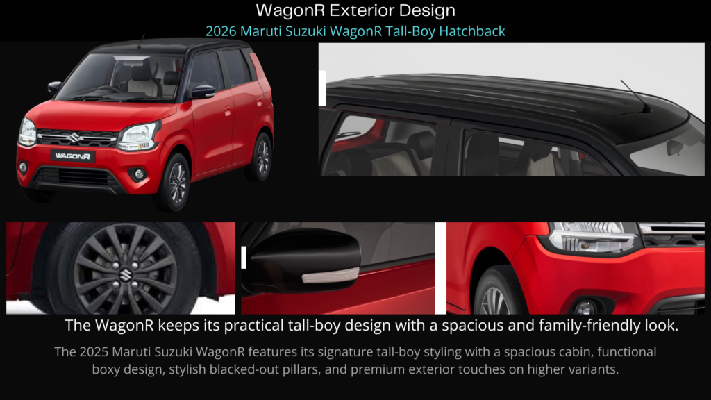2026 Maruti Suzuki WagonR tall-boy hatchback exterior design