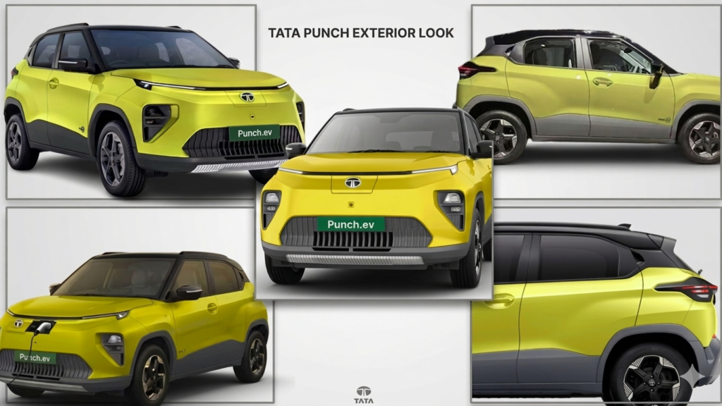 2026 Tata Punch EV exterior front side profile with SUV styling