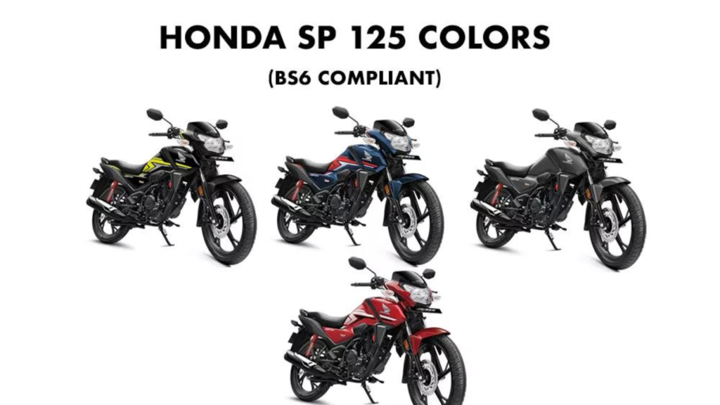 Honda SP 125 colour variants