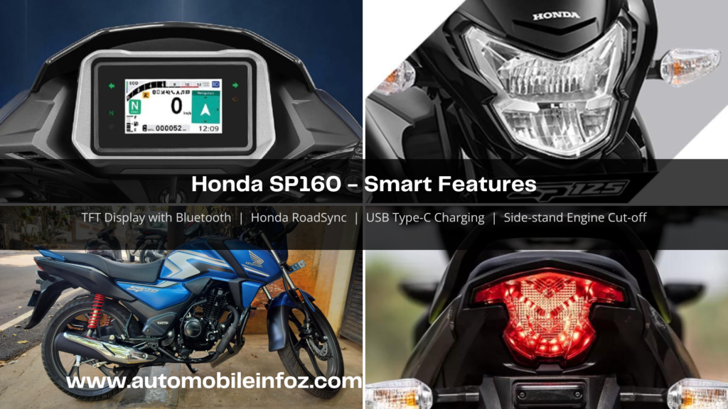 Honda SP 125 overall features