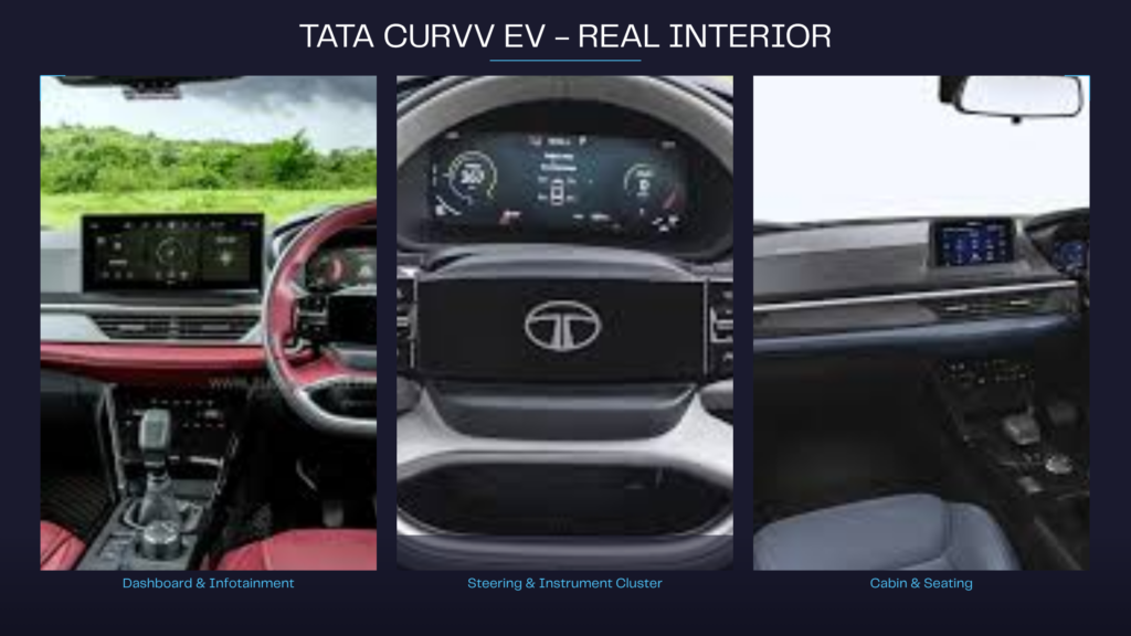 Check Tata Curvv Interior, Steering wheel