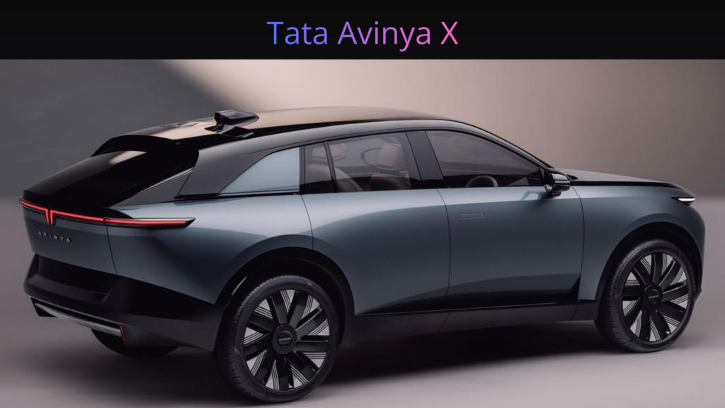 Tata Avinya X futuristic electric SUV coupe concept