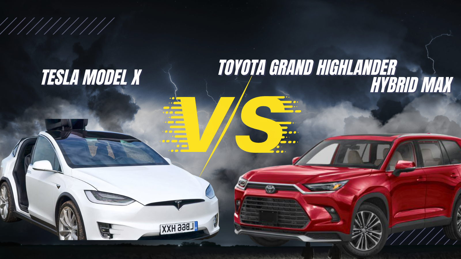 Toyota Grand Highlander Hybrid MAX VS Tesla model X | Price in 2026 | Mid-Luxury SUV