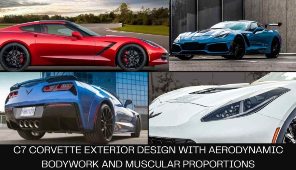 C7 Corvette exterior design with aerodynamic bodywork and muscular proportions
