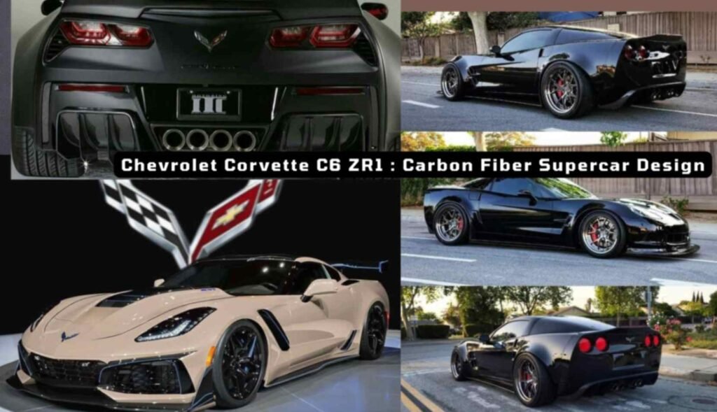 Chevrolet Corvette C6 ZR1 side profile showing carbon fiber bodywork
