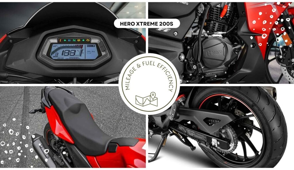 Hero Xtreme 200S features including digital console and sporty fairing