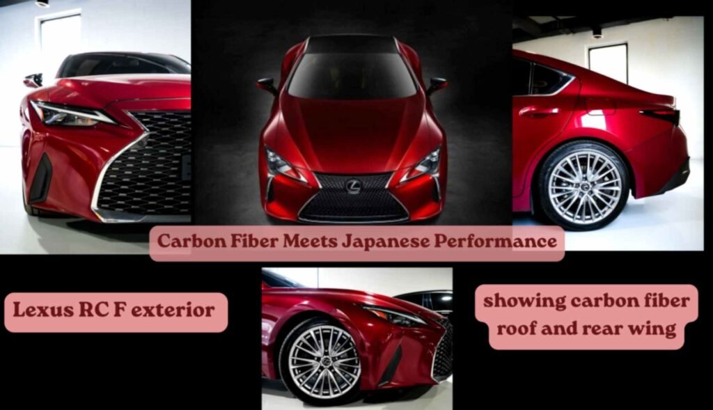 Lexus RC F Track Edition carbon fiber exterior details