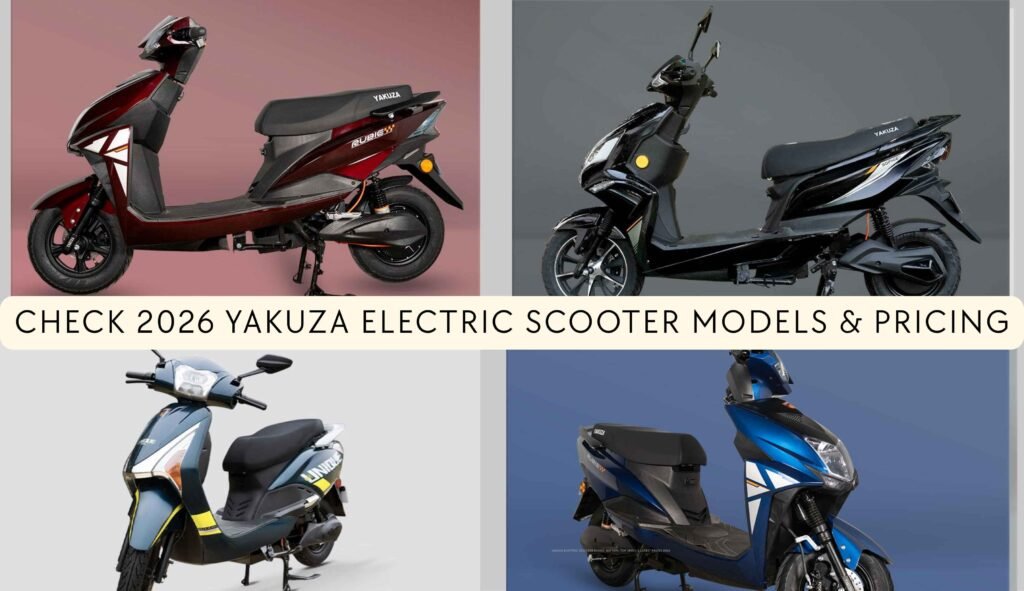Yakuza electric scooter models including Rubie Nebula Sophie and Unique