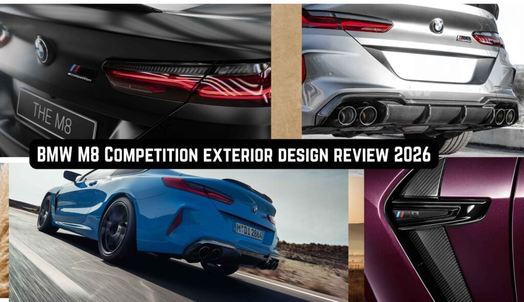 BMW M8 Competition exterior design and styling