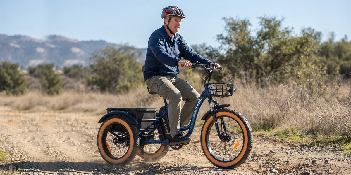 How to Ride an E Trike Safely on Wet Roads Gravel and Inclines
